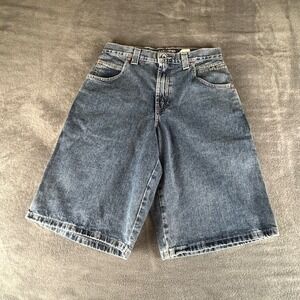 Vintage JNCO Boxcar Denim Shorts Mens 30 Wide Leg Blue NWT 90s Y2K Streetwear